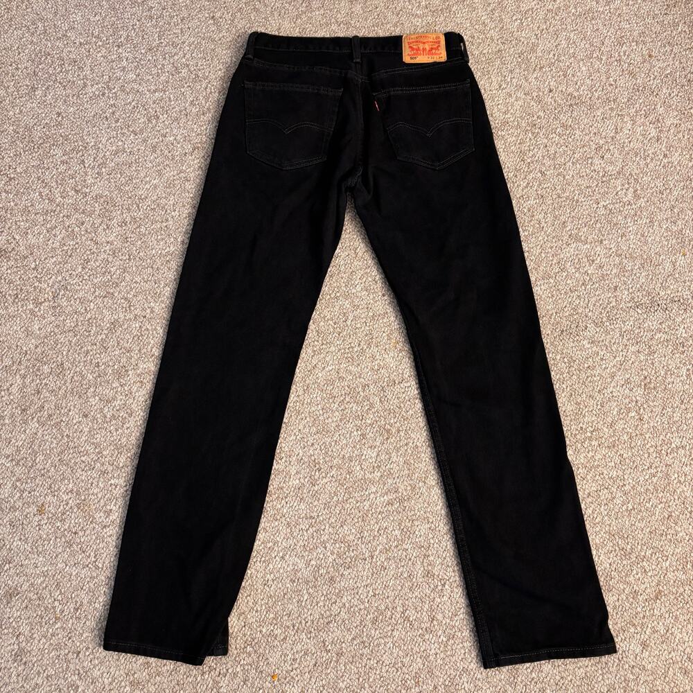 Levi's Men's Black 505 Jeans size 32X34